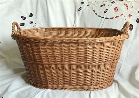 wicker baskets laundry|extra large wicker laundry basket.